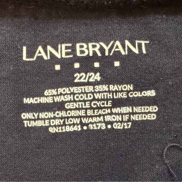 Women's Deep Navy Blue Front Front Top Plus Size 22/24 - Picture 4 of 5